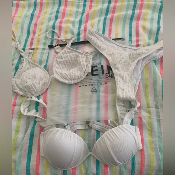 White bikini  bathing suit - Picture 2 of 7